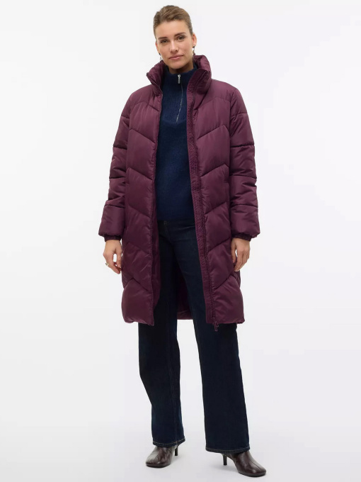 Куртки и дубленки Vero Moda LIGARIO COAT модель 10309840_Winetasting Фото