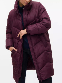 Куртки и дубленки Vero Moda LIGARIO COAT модель 10309840_Winetasting Фото