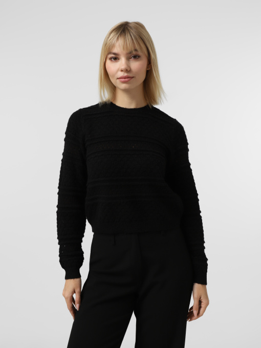 Свитры и кардиганы Vero Moda LEO LS O-NECK PULLOVER модель 10331890_Black Фото