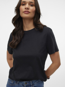 Футболки і поло Vero Moda PAULINA SS T-SHIRT модель 10316991_Black Фото