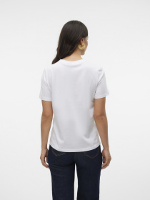 Футболки и поло Vero Moda PAULINA SS T-SHIRT модель 10316991_Bright White Фото