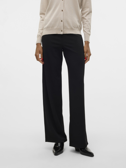 Брюки Vero Moda BERLIN ZAMIRA MW WIDE PANT модель 10318454_Black Фото