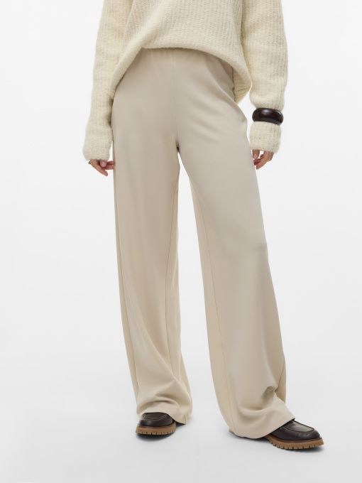 Брюки Vero Moda BERLIN ZAMIRA MW WIDE PANT модель 10318454_Pumice Stone Фото