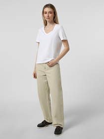 Футболки і поло Vero Moda PAULINA SS V-NECK T-SHIRT модель 10342926_Bright White Фото