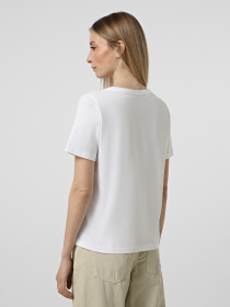 Футболки і поло Vero Moda PAULINA SS V-NECK T-SHIRT модель 10342926_Bright White Фото