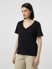 Футболки і поло Vero Moda PAULINA SS V-NECK T-SHIRT модель 10342926_Night Sky Фото