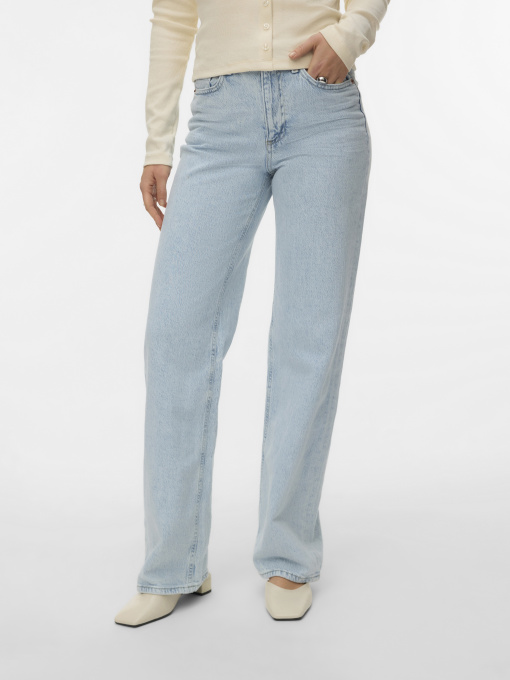Джинсы Vero Moda TESSA HR WIDE JEANS RA3052 GA модель 10345321_Light Blue Denim Фото