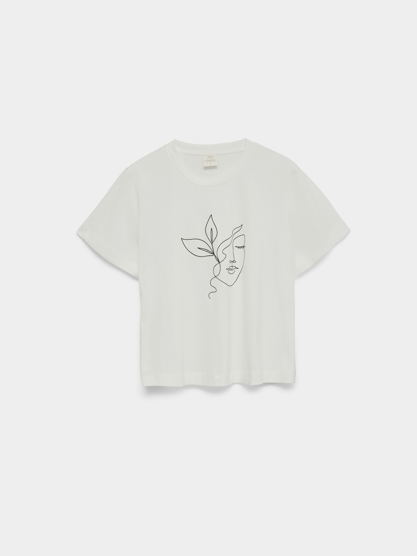 Футболки и поло Vero Moda THEA METTE SS TOP модель 10346290_Snow White LEAF LADY Фото