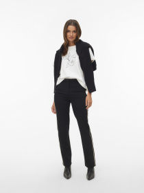 Футболки и поло Vero Moda THEA METTE SS TOP модель 10346290_Snow White LEAF LADY Фото