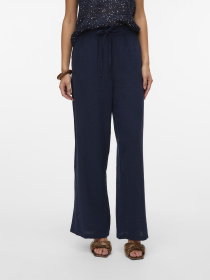 Брюки Vero Moda LINN HW PANTS WVN модель 10305091_Navy Blazer Фото
