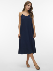 Платья Vero Moda JESMILO CALF SINGLET DRESS модель 10340519_Navy Blazer Фото