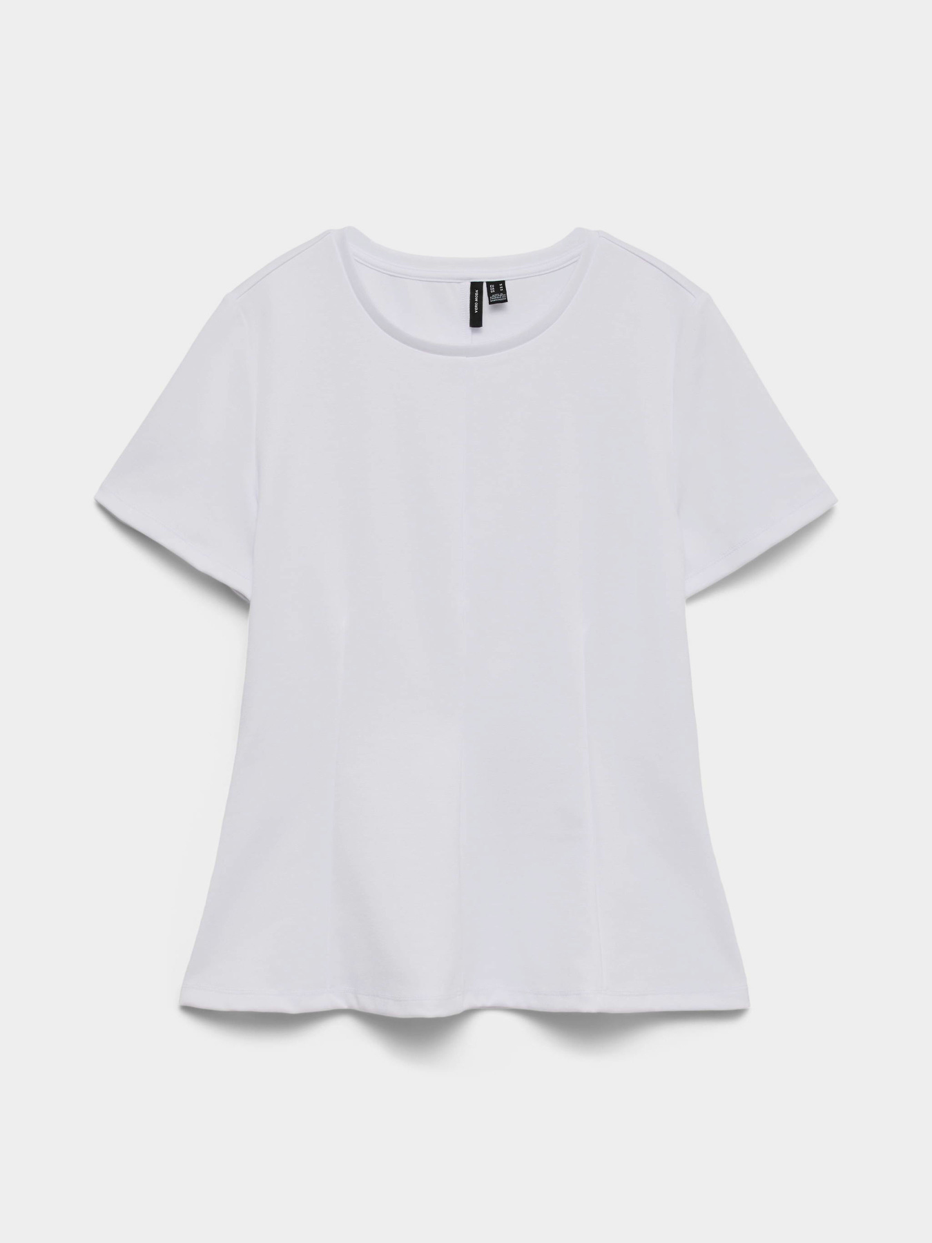 Футболки і поло Vero Moda ABBY SS PEPLUM TOP модель 10344131_Bright White Фото