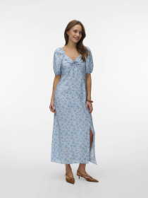 Сукні Vero Moda JOSIE 2/4 TIE ANKLE DRESS модель 10341593_Cashmere Blue Blue molly Фото