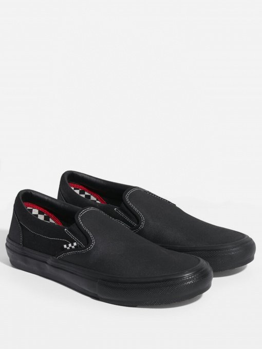 Слипоны и мокасины Vans Skate Slip-On модель VN0A5FCABLK1 Фото