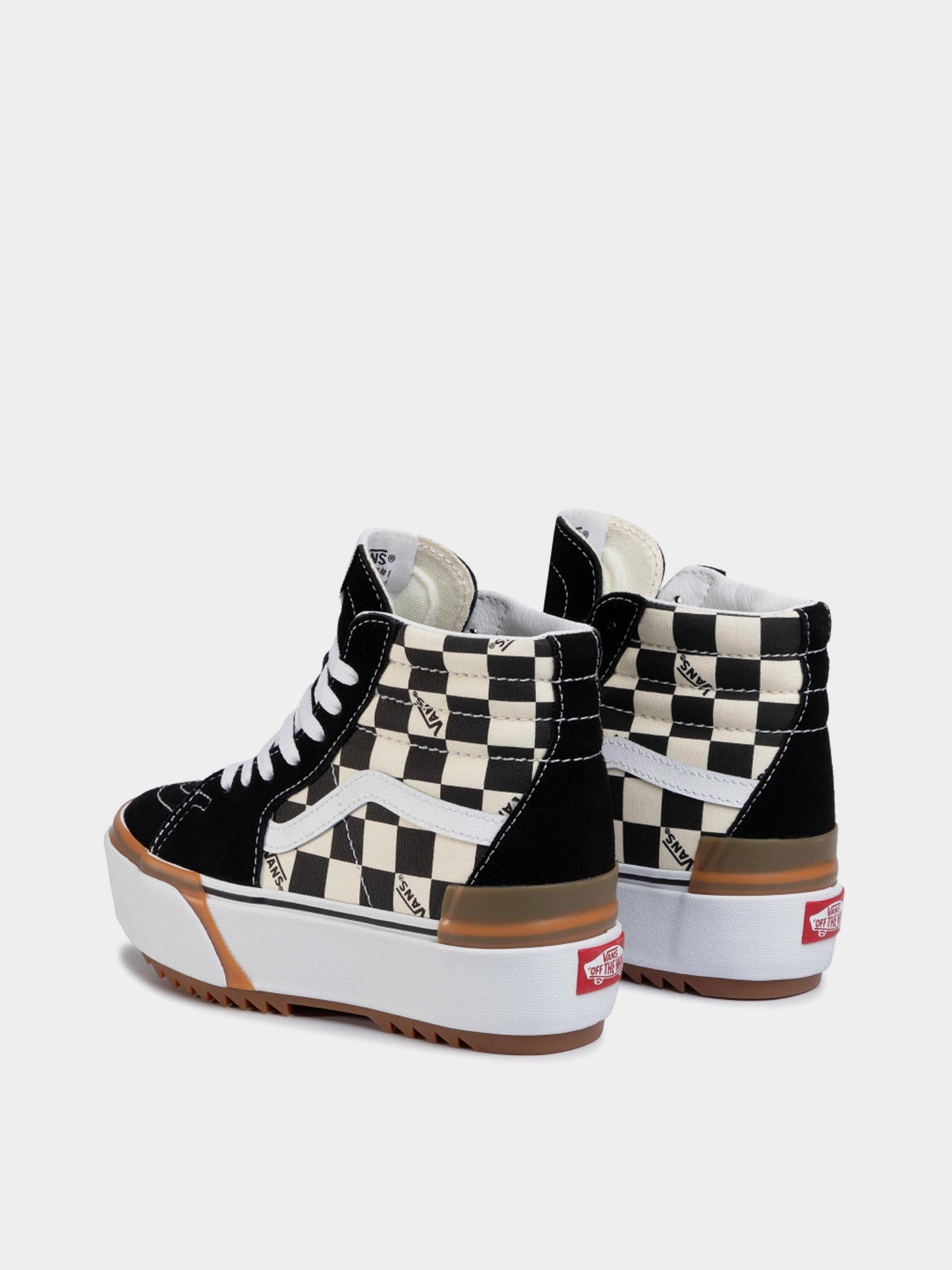 Кеди Vans Checkerboard Sk8-Hi Stacked модель VN0A4BTWVLV1 Кеди Vans Checkerboard Sk8-Hi Stacked модель VN0A4BTWVLV1 Фото