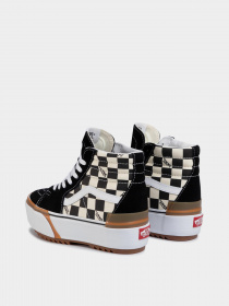 Кеди Vans Checkerboard Sk8-Hi Stacked модель VN0A4BTWVLV1 Фото