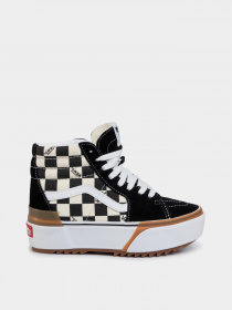 Кеди Vans Checkerboard Sk8-Hi Stacked модель VN0A4BTWVLV1 Фото