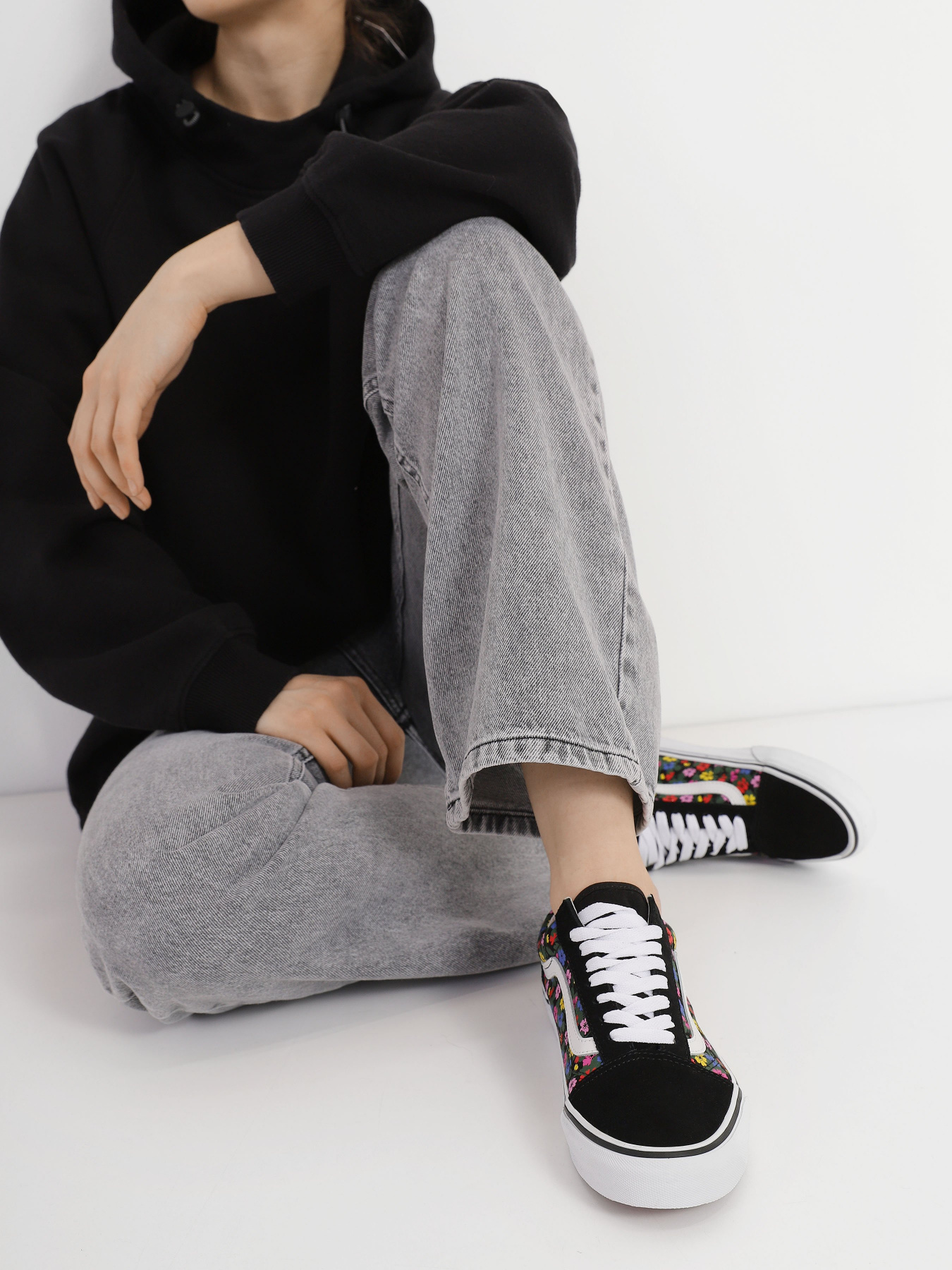 Кеды Vans Floral Old Skool модель VN0005UFBA21 Фото