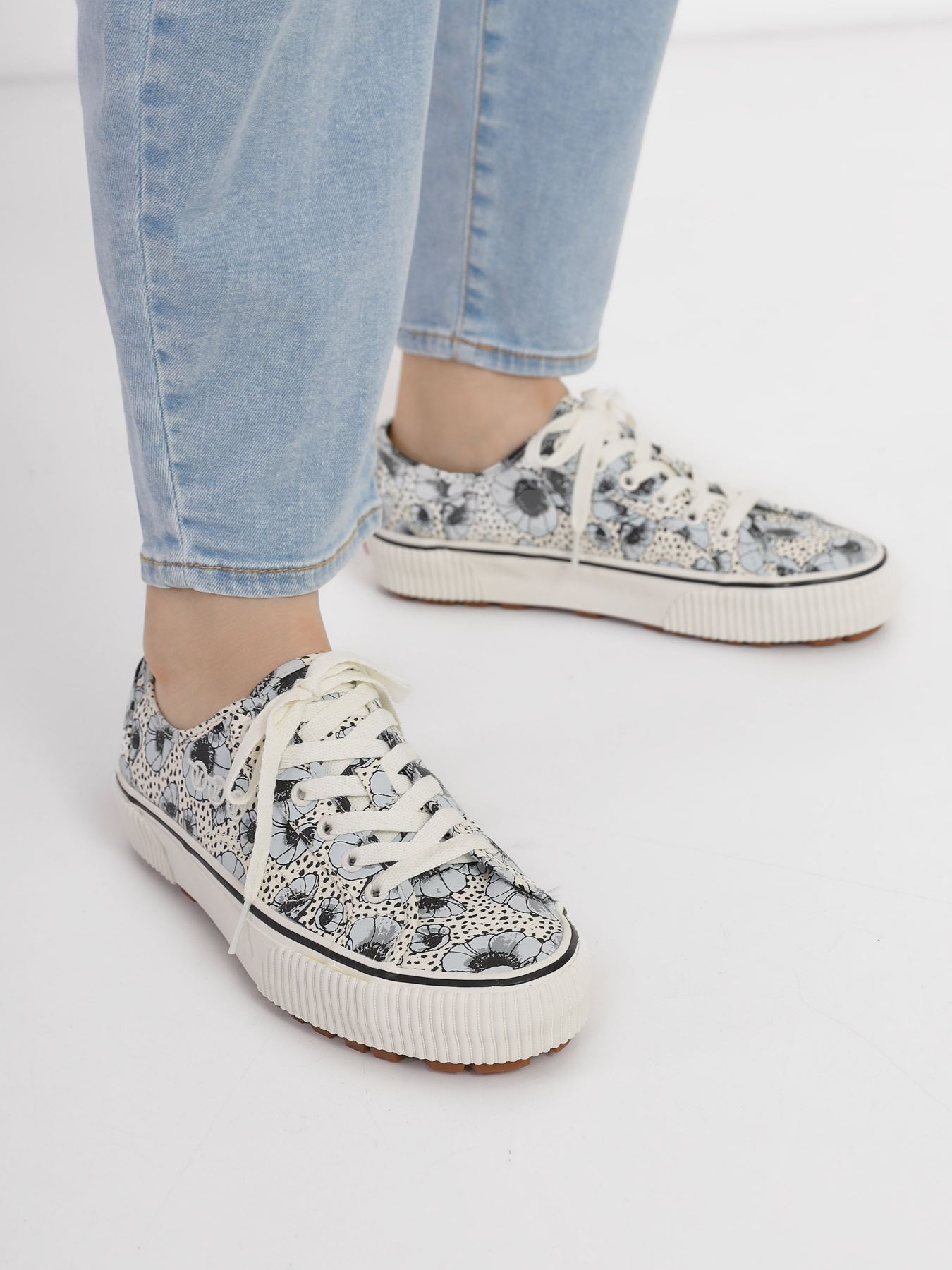 Кеди Vans Animal Floral Authentic VR3 SF модель VN0A4BXHY6Z1 Фото