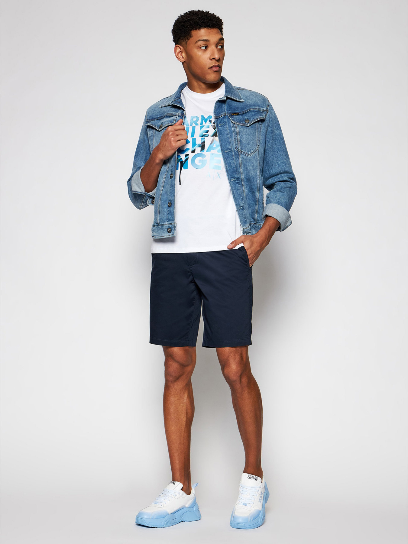 Шорты Armani Exchange модель 8NZS42-ZNMTZ-1583 Шорты Armani Exchange модель 8NZS42-ZNMTZ-1583 Фото