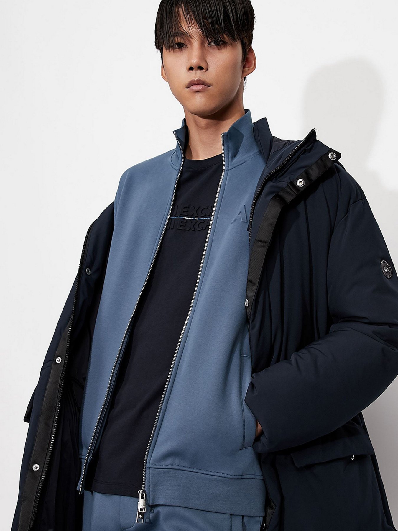Футболки и поло Armani Exchange модель 6KZTFM-ZJH4Z-1510 Фото