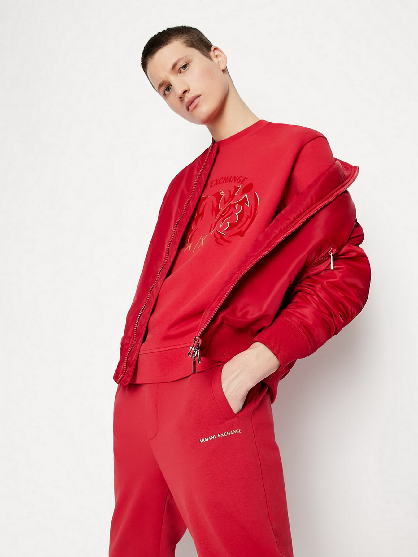 Худи и свитшоты Armani Exchange модель 3LZMGG-ZJ1ZZ-1435 Фото