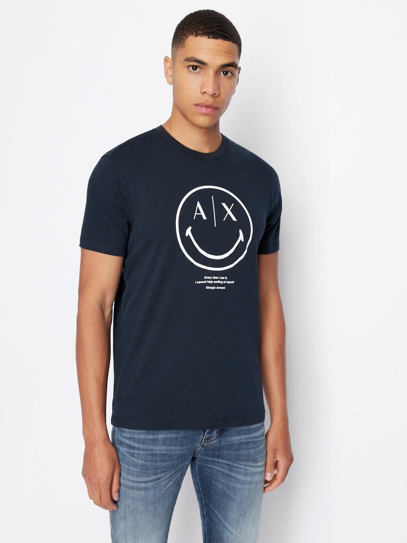 Футболки и поло Armani Exchange Smile модель 6LZTJS-ZJ8EZ-1510 Футболки и поло Armani Exchange Smile модель 6LZTJS-ZJ8EZ-1510 Фото