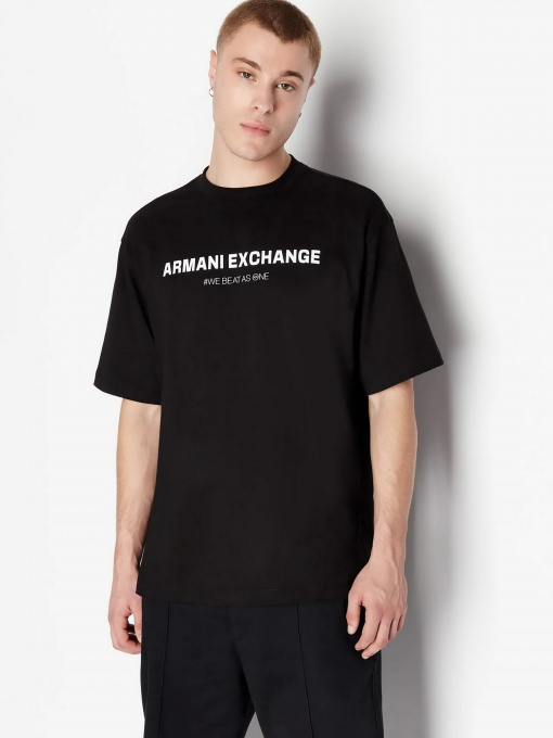 Футболки и поло Armani Exchange We beats as one модель 6RZMHM-ZJDHZ-1200 Фото