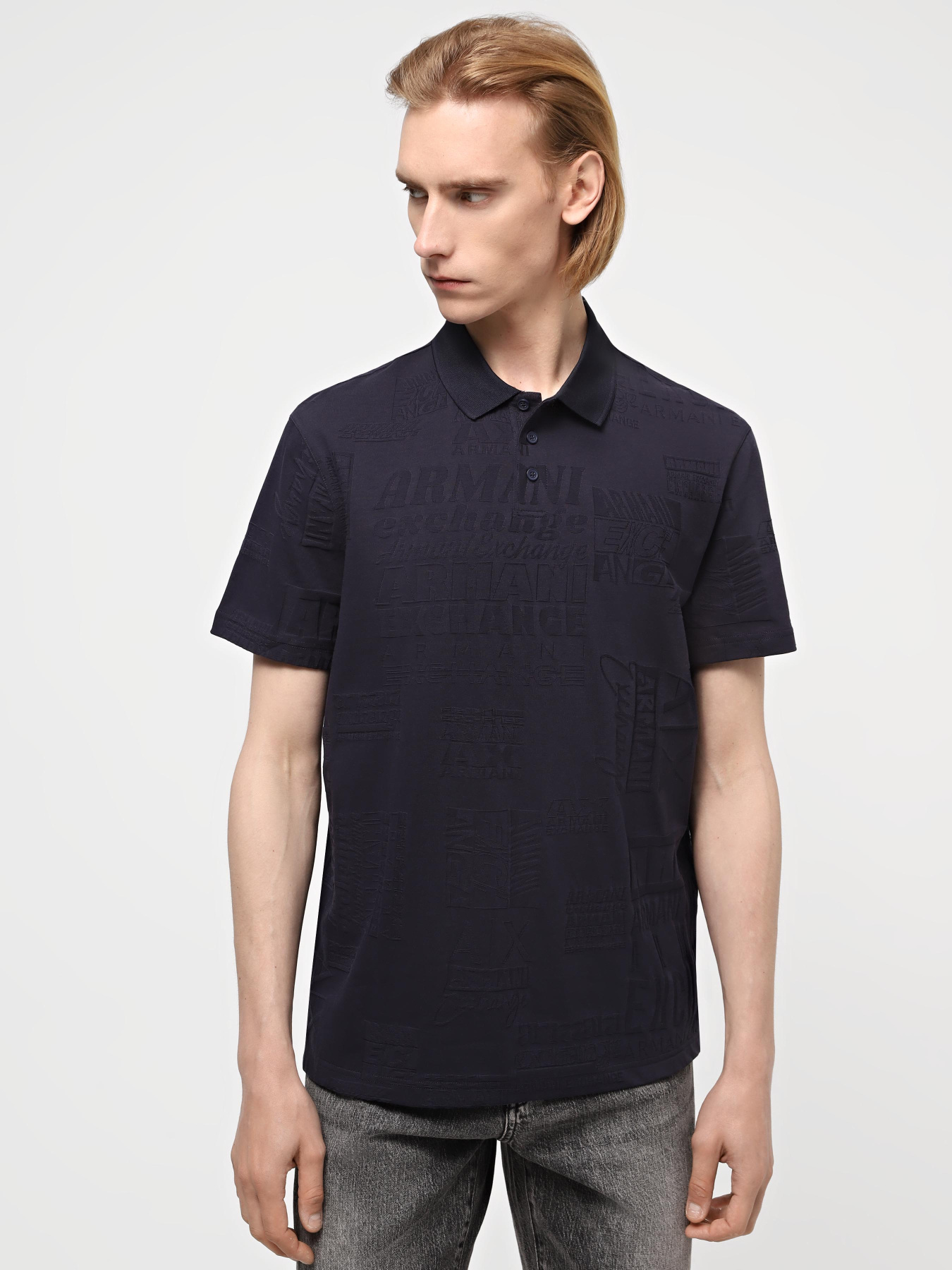 Футболки и поло Armani Exchange Allover Logo модель 3DZFHM-ZJ2ZZ-15CX Футболки и поло Armani Exchange Allover Logo модель 3DZFHM-ZJ2ZZ-15CX Фото
