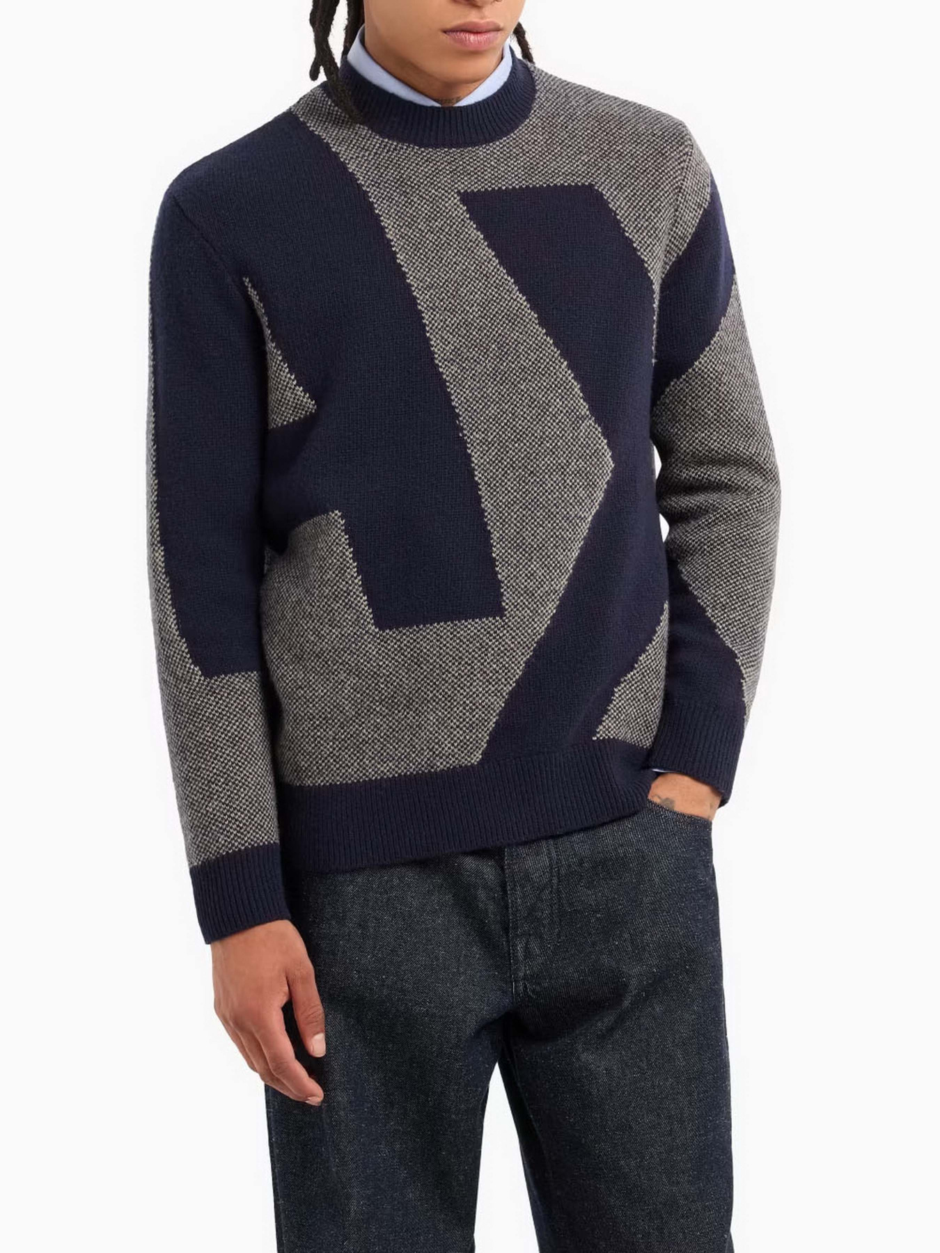 Свитры и кардиганы Armani Exchange модель 6DZM2Q-ZM4QZ-45AX Свитры и кардиганы Armani Exchange модель 6DZM2Q-ZM4QZ-45AX Фото