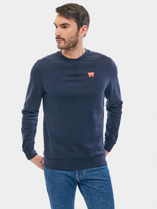 Худи и свитшоты Wrangler Sign Off Sweat модель W6589HA35 Фото