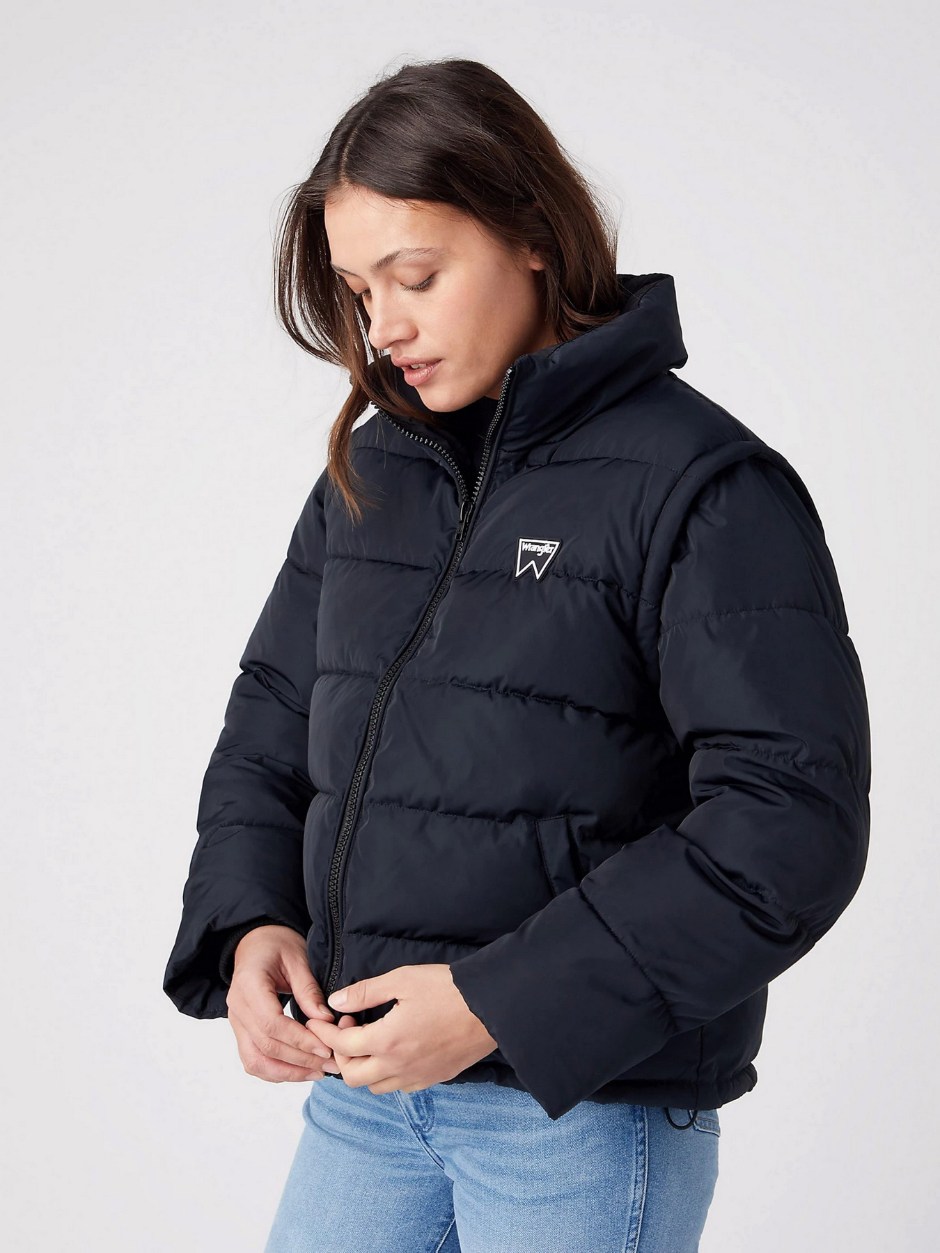 Куртки та дублянки Wrangler Short Puffer модель W4R9YJ10000 Фото