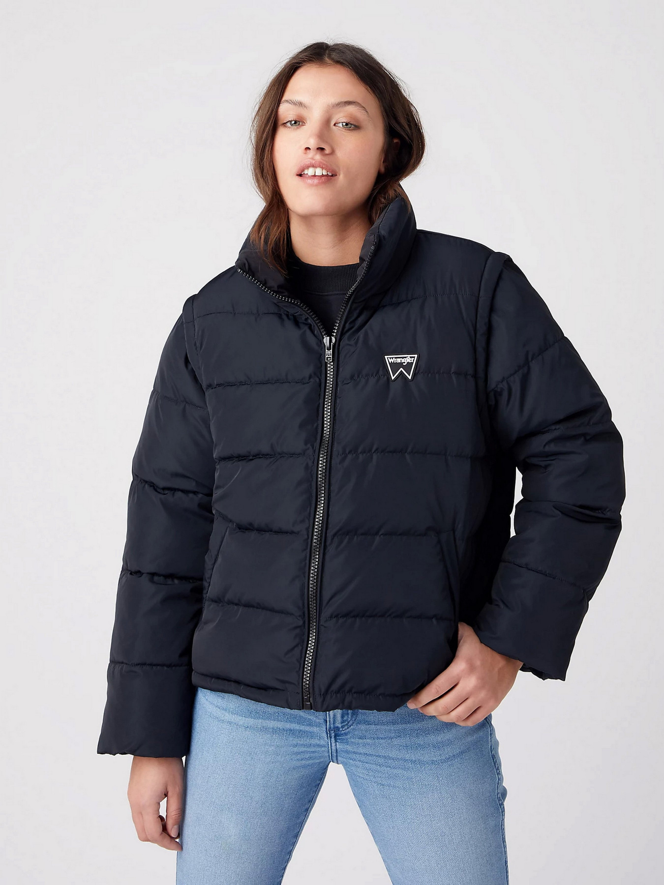 Куртки та дублянки Wrangler Short Puffer модель W4R9YJ10000 Фото