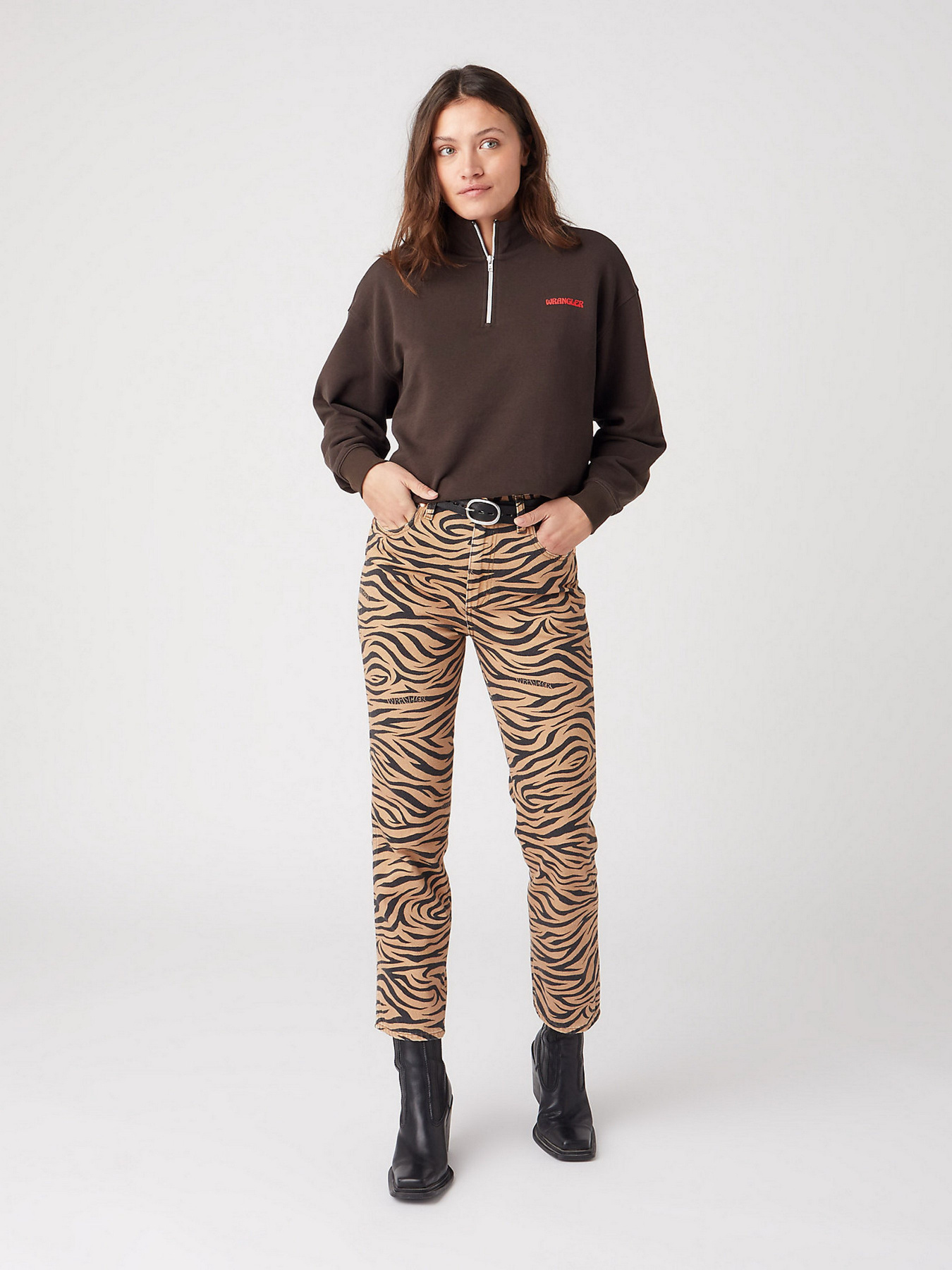 Худи и свитшоты Wrangler Half Zip модель W6Q5FAH3800 Фото