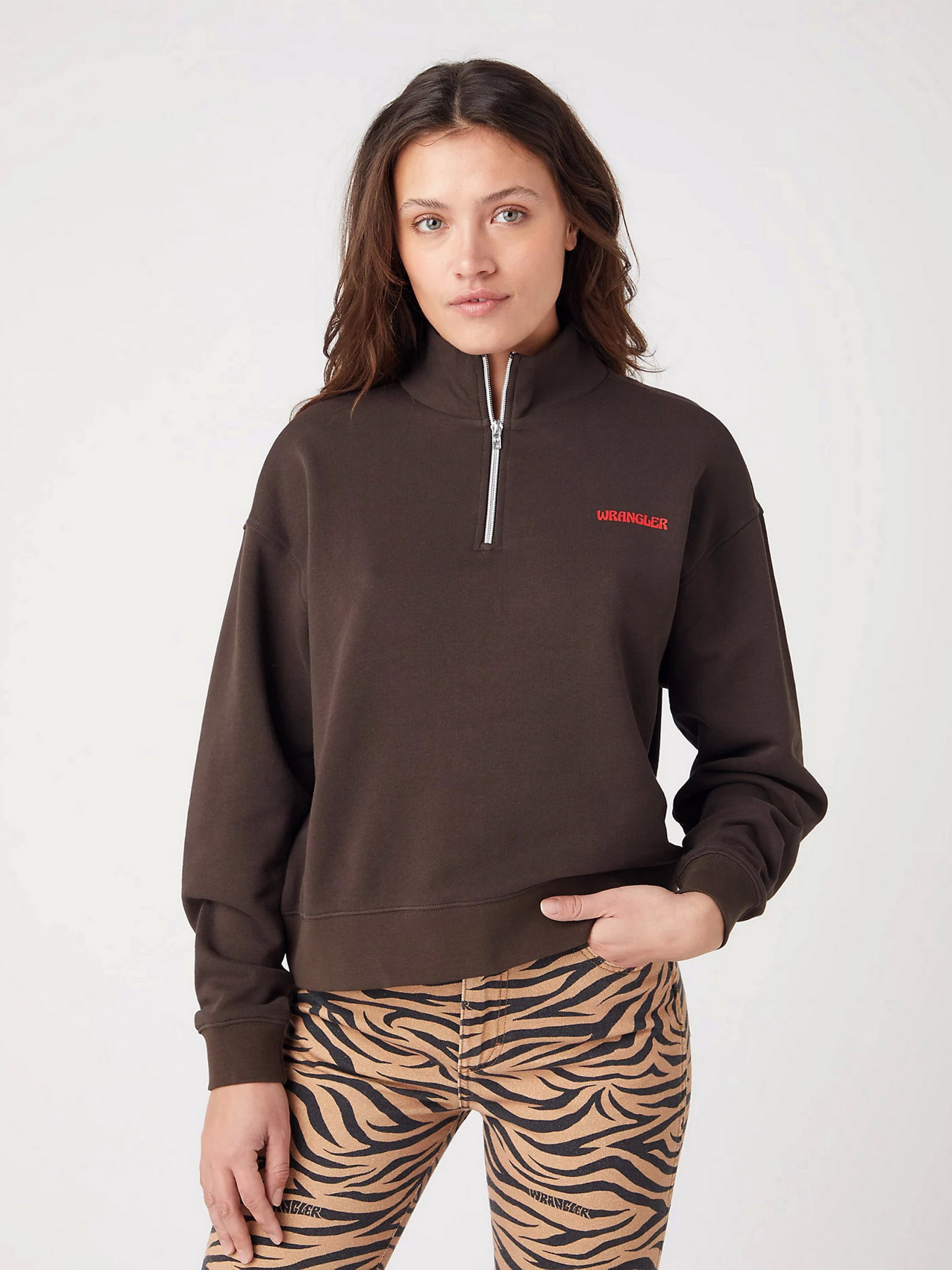 Худи и свитшоты Wrangler Half Zip модель W6Q5FAH3800 Фото