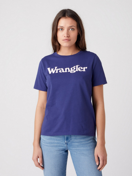 Футболки и поло Wrangler Round Tee модель W7N4D3B5100 Фото