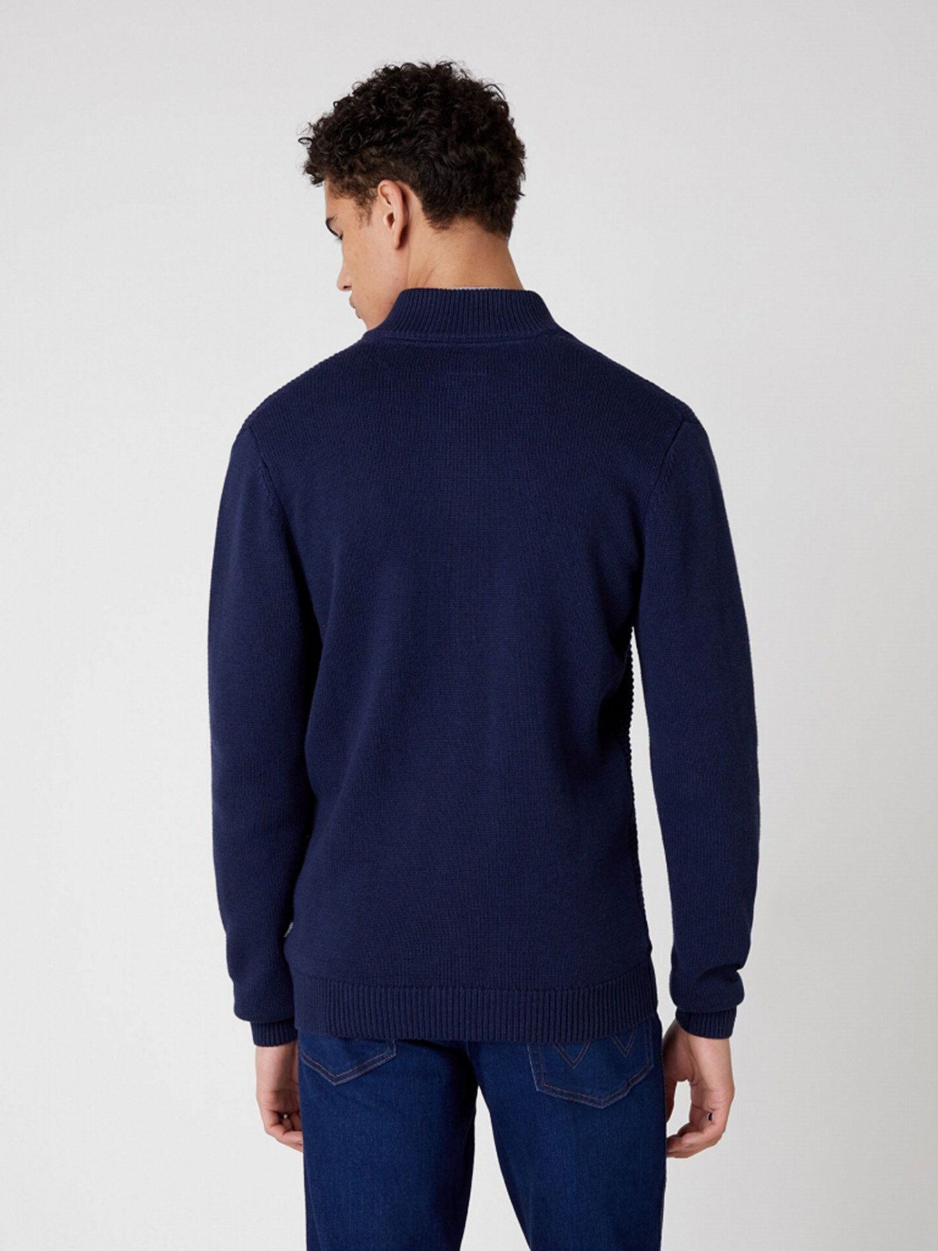 Худи и свитшоты Wrangler Full Zip Knit модель W8B5QO114 Фото
