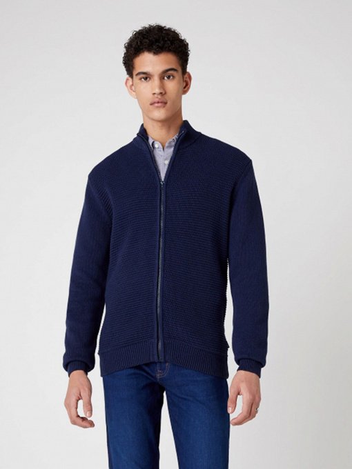 Худи и свитшоты Wrangler Full Zip Knit модель W8B5QO114 Фото