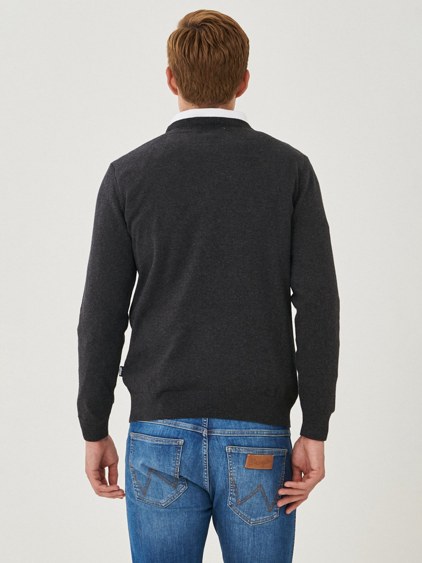Светри та кардигани Wrangler Crewneck Knit модель W8A02PX06 Светри та кардигани Wrangler Crewneck Knit модель W8A02PX06 Фото
