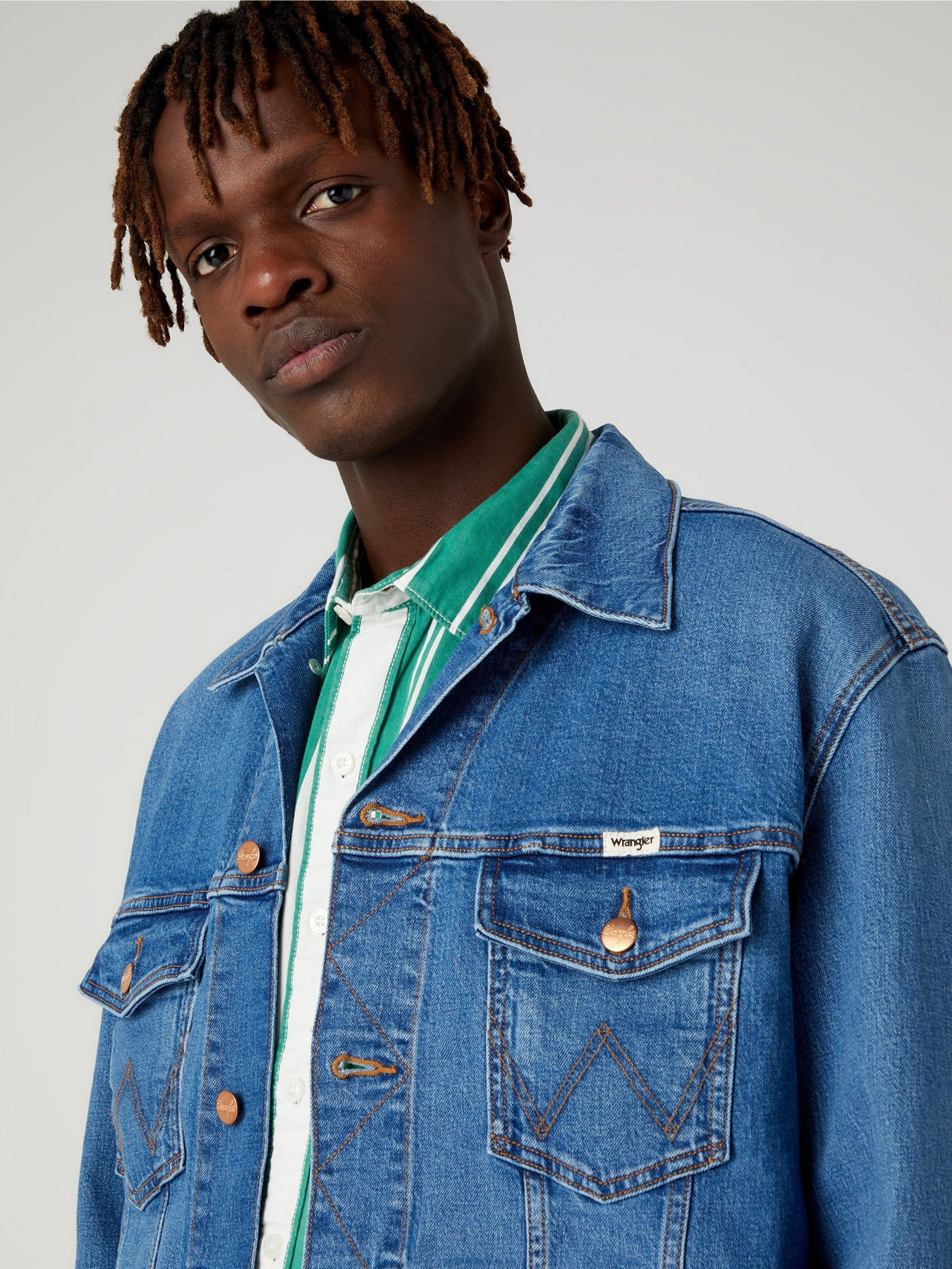Куртки та дублянки Wrangler Anti Fit модель W459DNY96 Фото