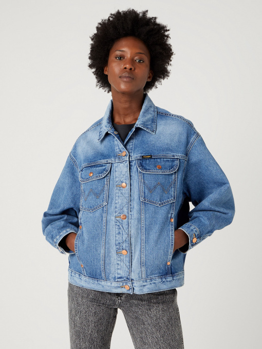 Куртки и дубленки Wrangler Jumbo Trucket модель W4Z47335Q Фото