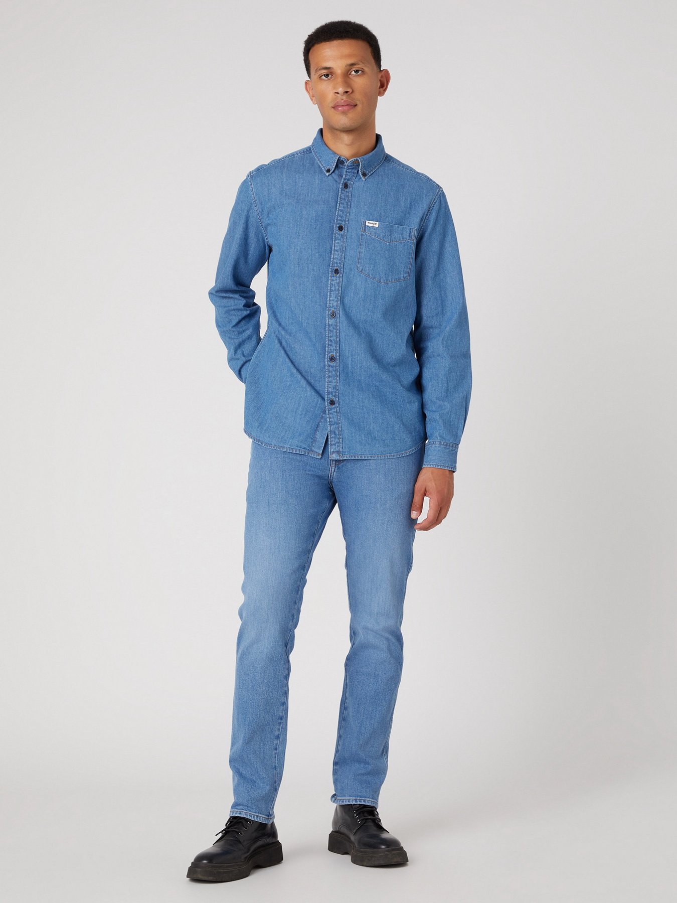 Рубашки Wrangler One Pocket Button Down модель W5B15K14V Фото