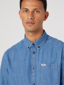 Рубашки Wrangler One Pocket Button Down модель W5B15K14V Фото