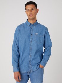 Рубашки Wrangler One Pocket Button Down модель W5B15K14V Фото