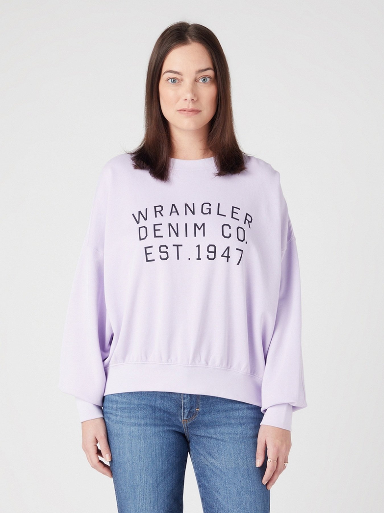 Худі та світшоти Wrangler Crew Sweat Slogan модель W6R5HAP26 Фото