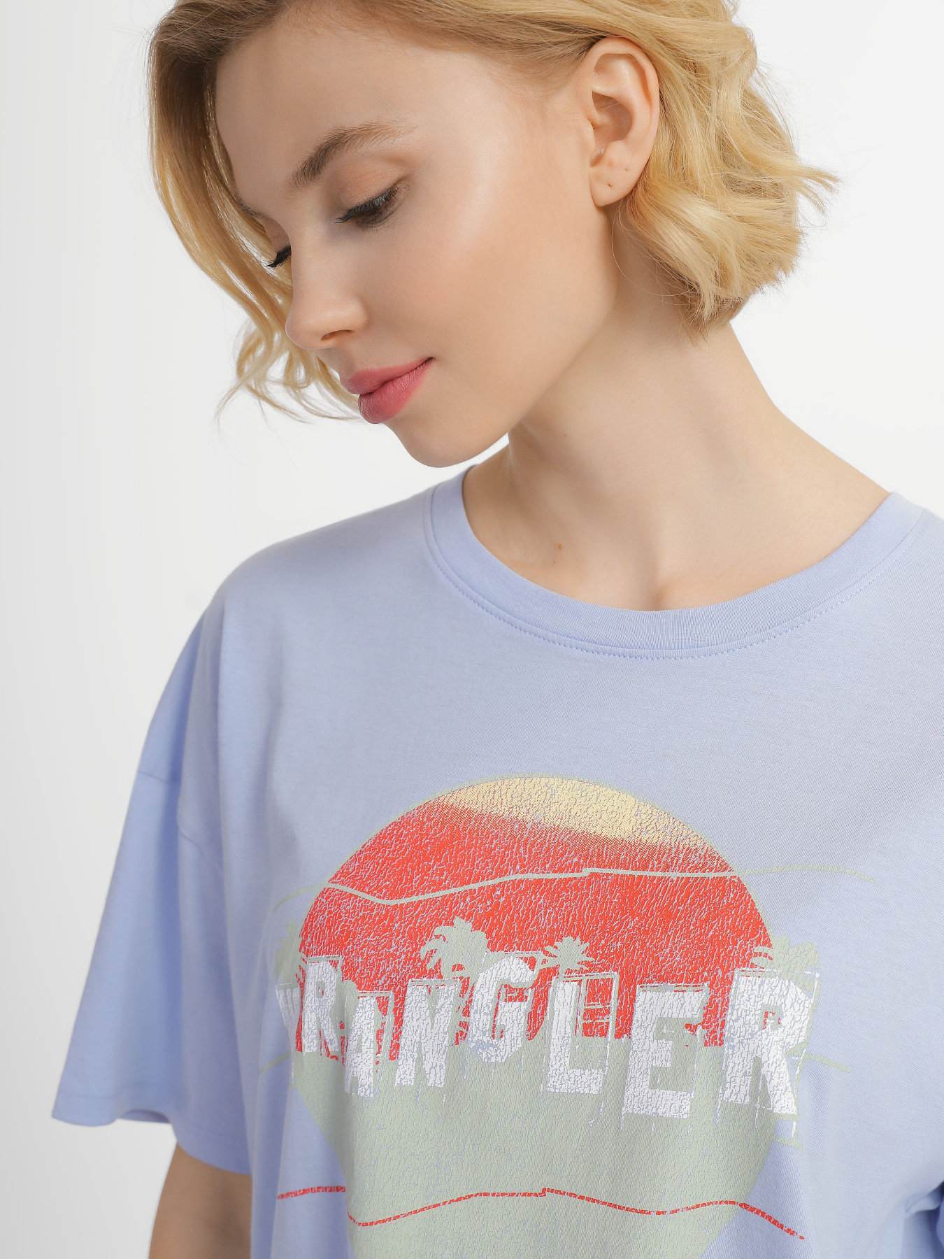 Футболки и поло Wrangler Girlfriend Tee модель W7XIEVB23 Фото