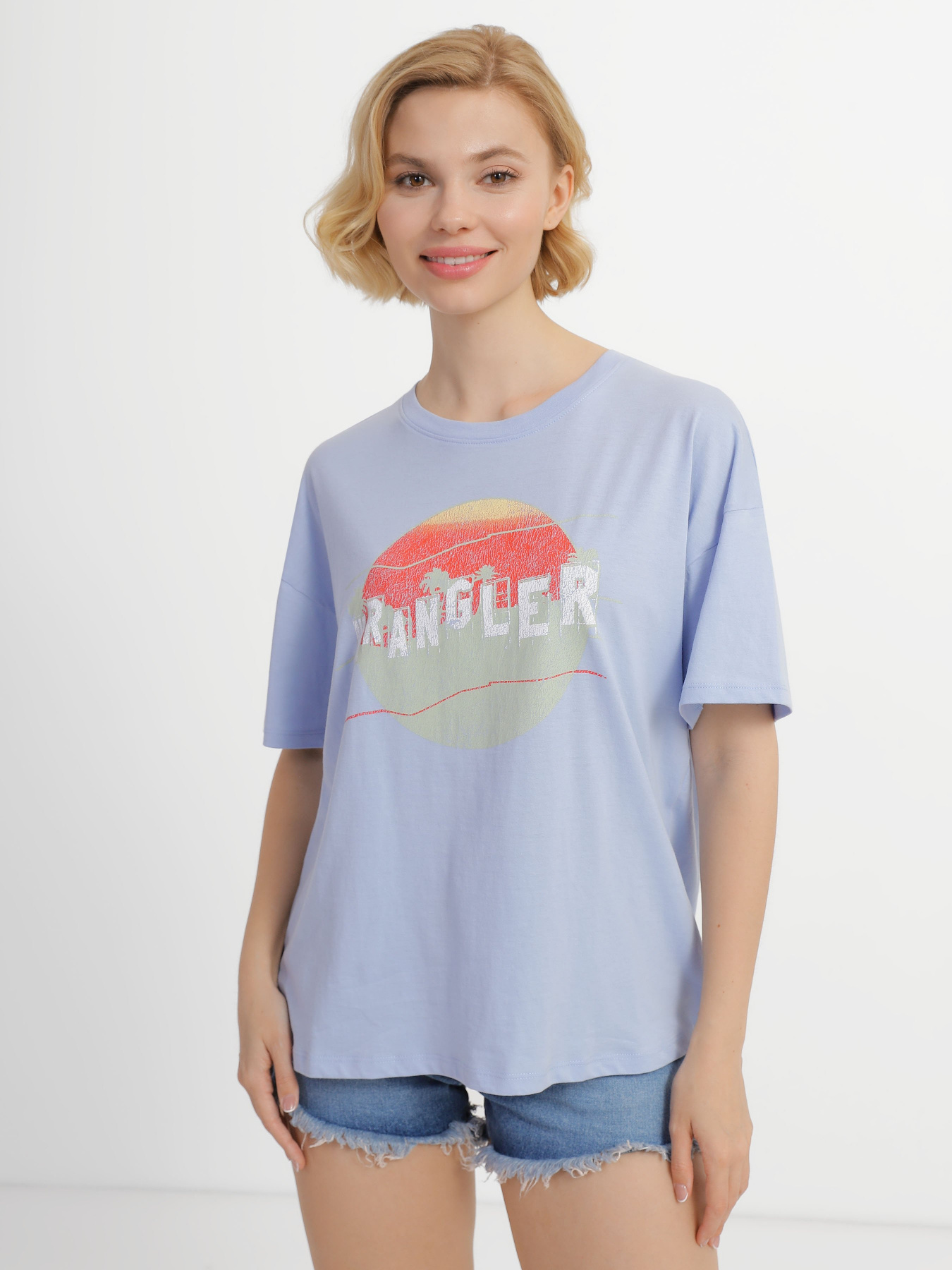 Футболки и поло Wrangler Girlfriend Tee модель W7XIEVB23 Фото