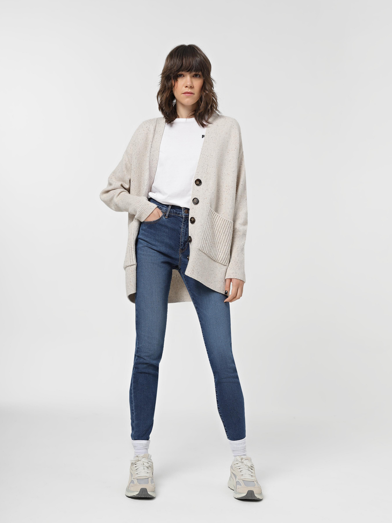 Джинсы Wrangler High Skinny модель 112339462 Фото
