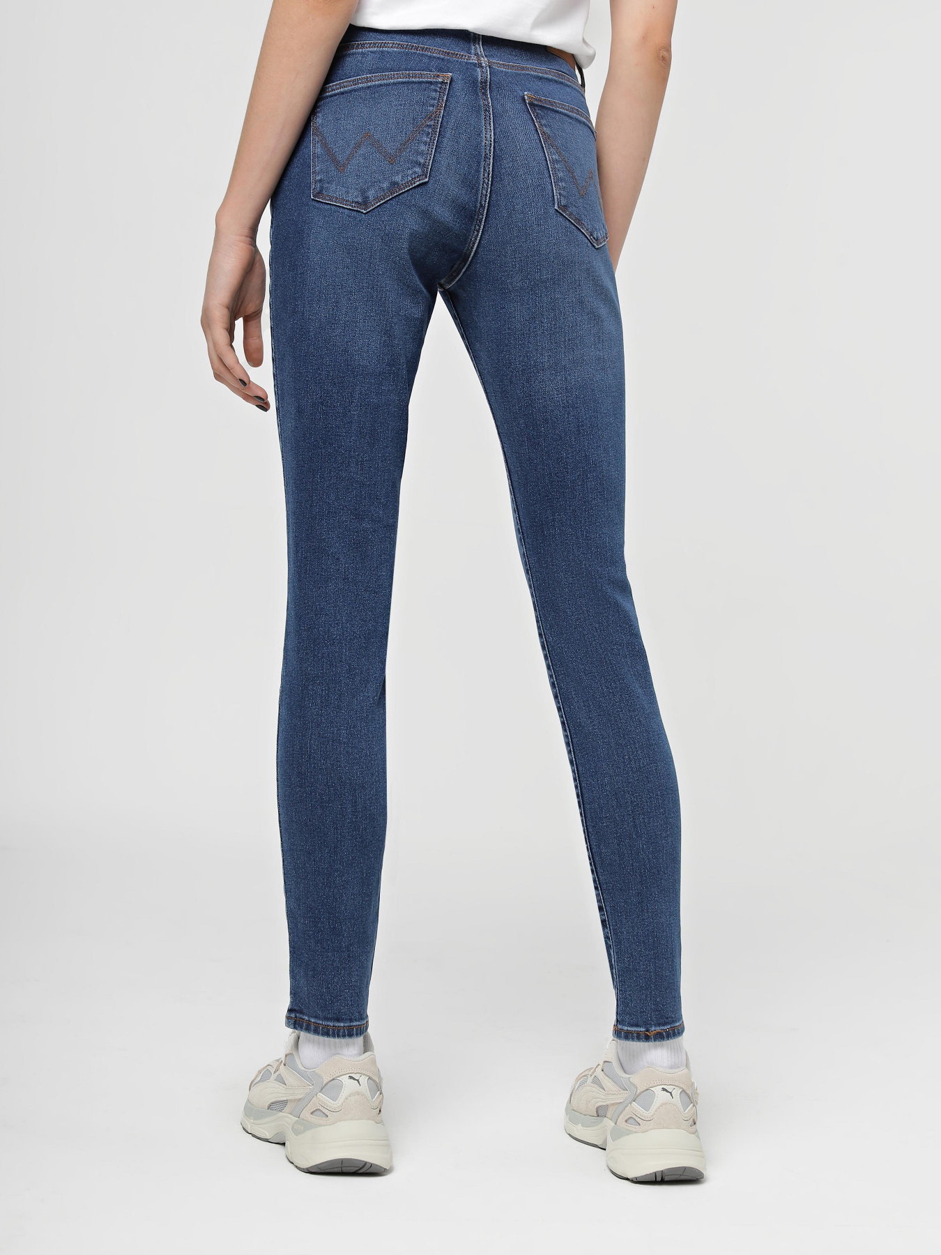 Джинсы Wrangler High Skinny модель 112339462 Фото