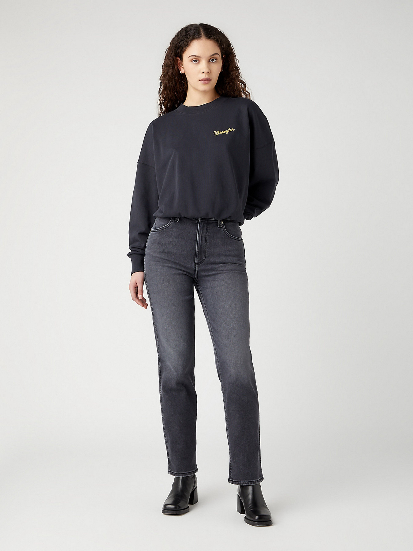 Джинсы Wrangler Mom Straight модель 112343581 Джинсы Wrangler Mom Straight модель 112343581 Фото